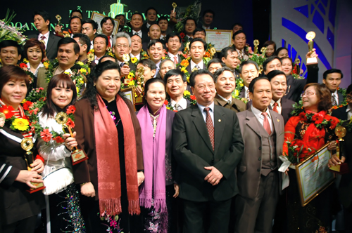 Lễ trao giải Cúp vàng Doanh nghiệp hội nhập và phát triển lần thứ IV năm 2010